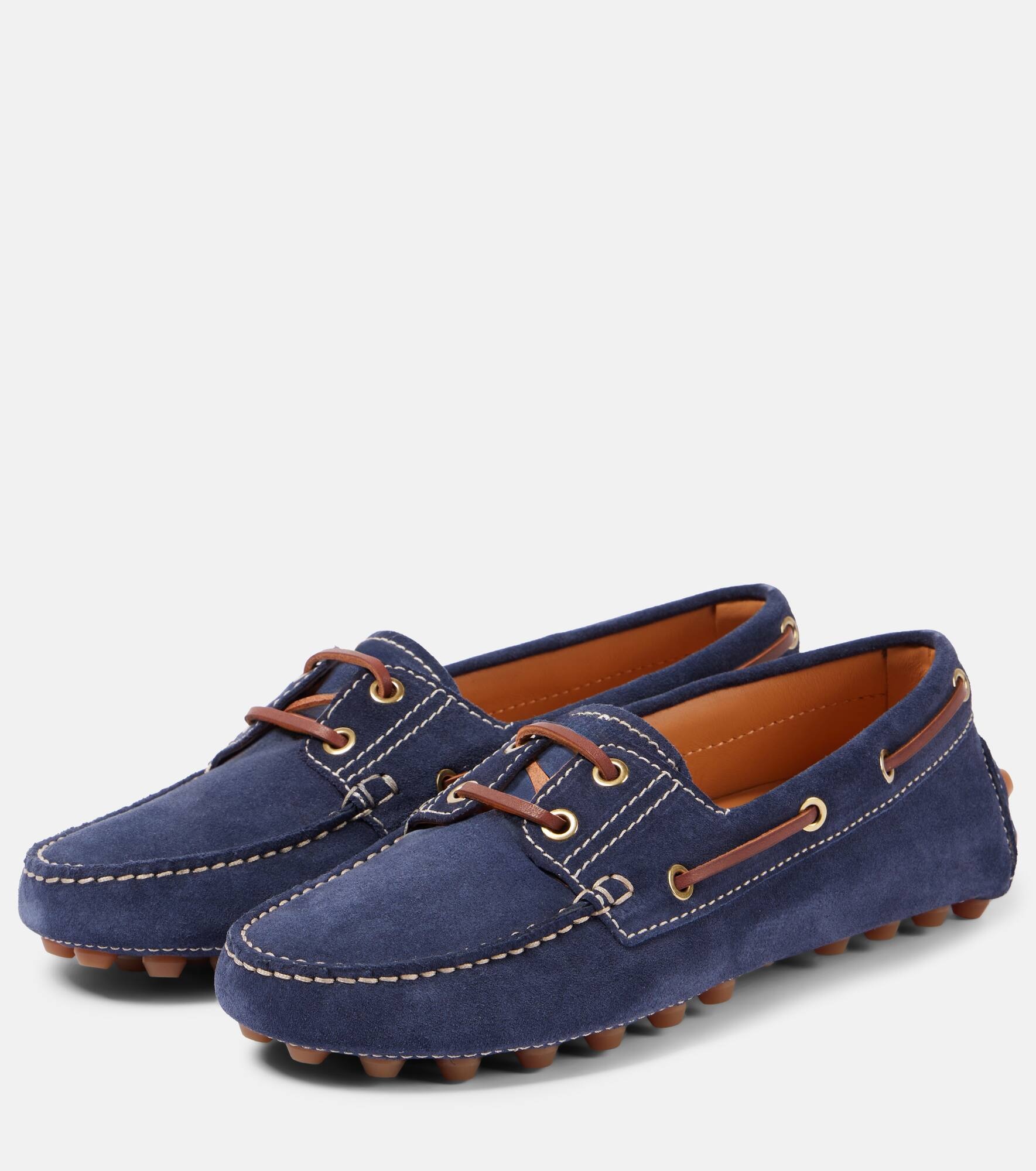 Gommino Bubble suede boat shoes - 4