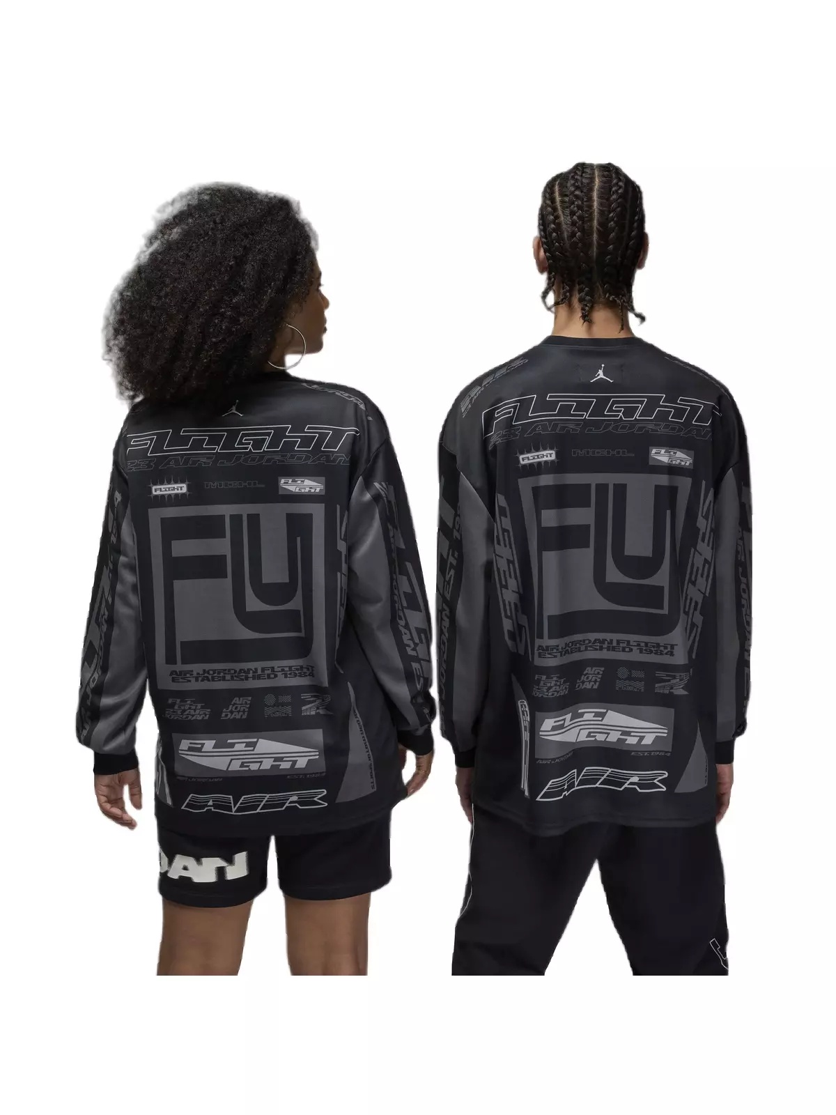 Men's MVP AOP Long-Sleeve Top -Black - 2