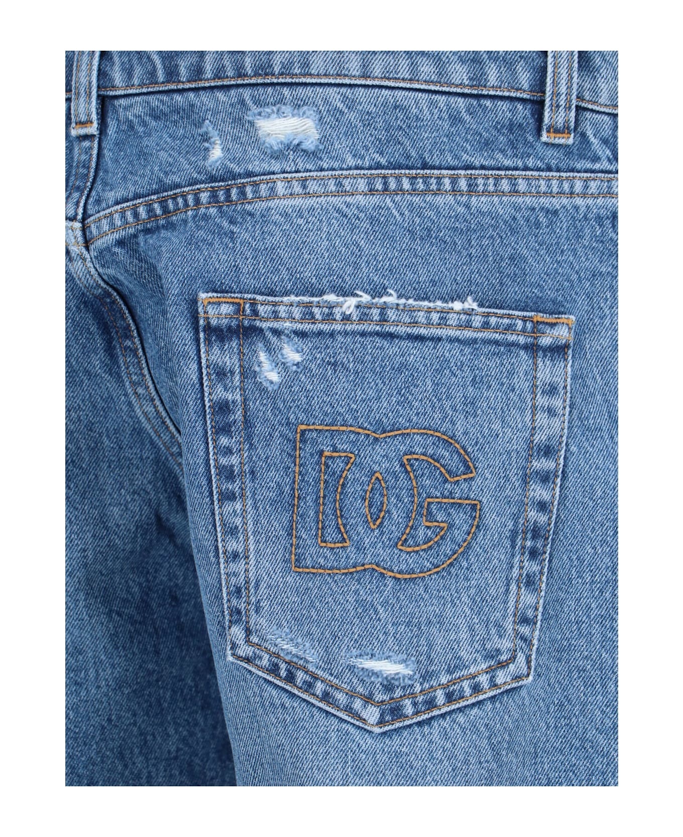 'vintage' Straight Jeans - 5