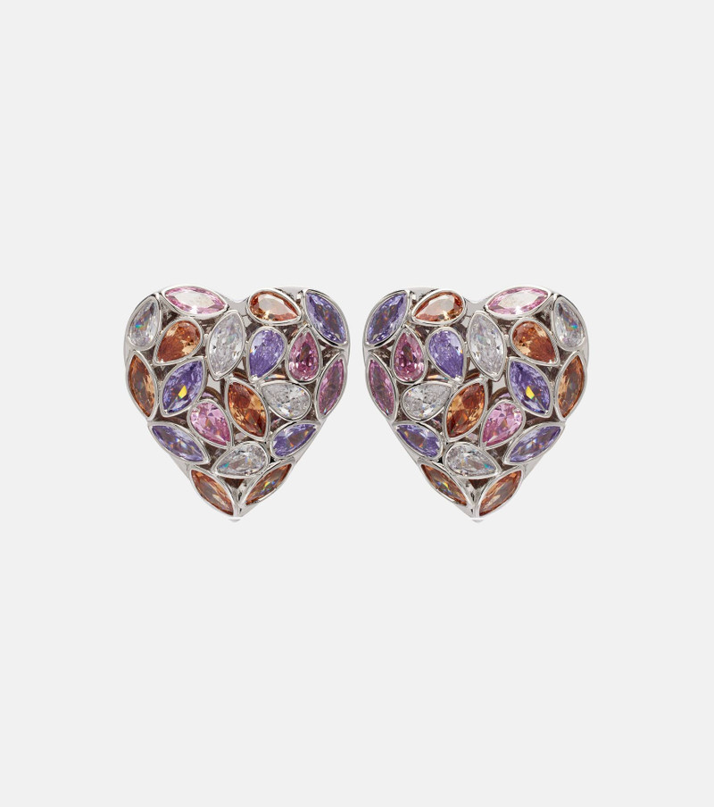 Crystal-embellished earrings 1