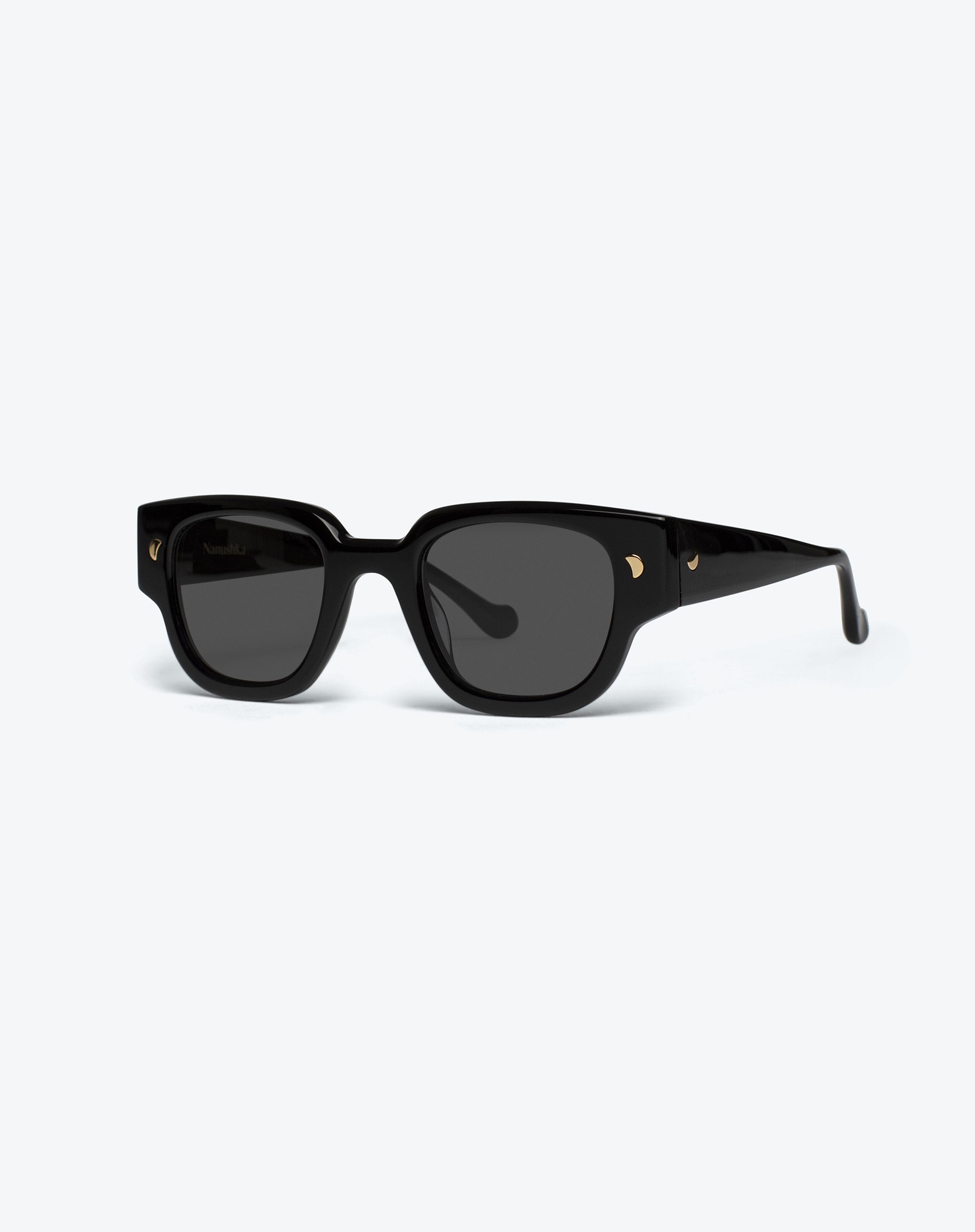 Nanushka - Ruthie - Bio-Plastic Visor Sunglasses - Black