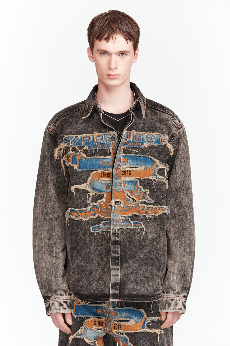 Paris' Best Patch Denim Shirt 3