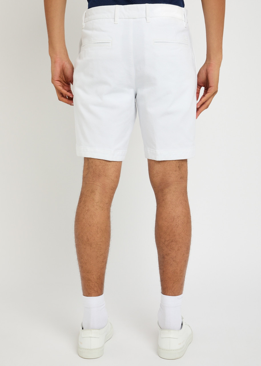 Boss H-slice Piqué Stretch-cotton Shorts - 3