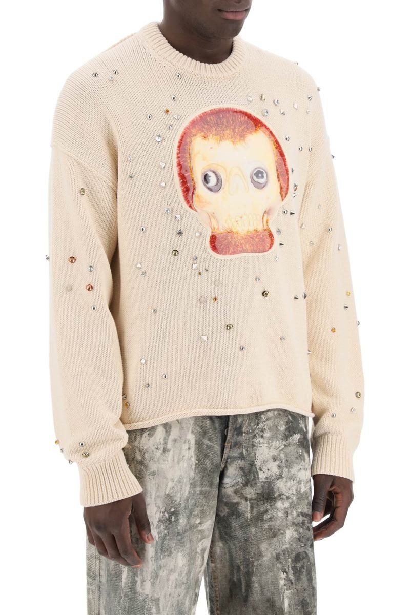 Acne Studios "STUDDED PULLOVER WITH ANIMATION - 2