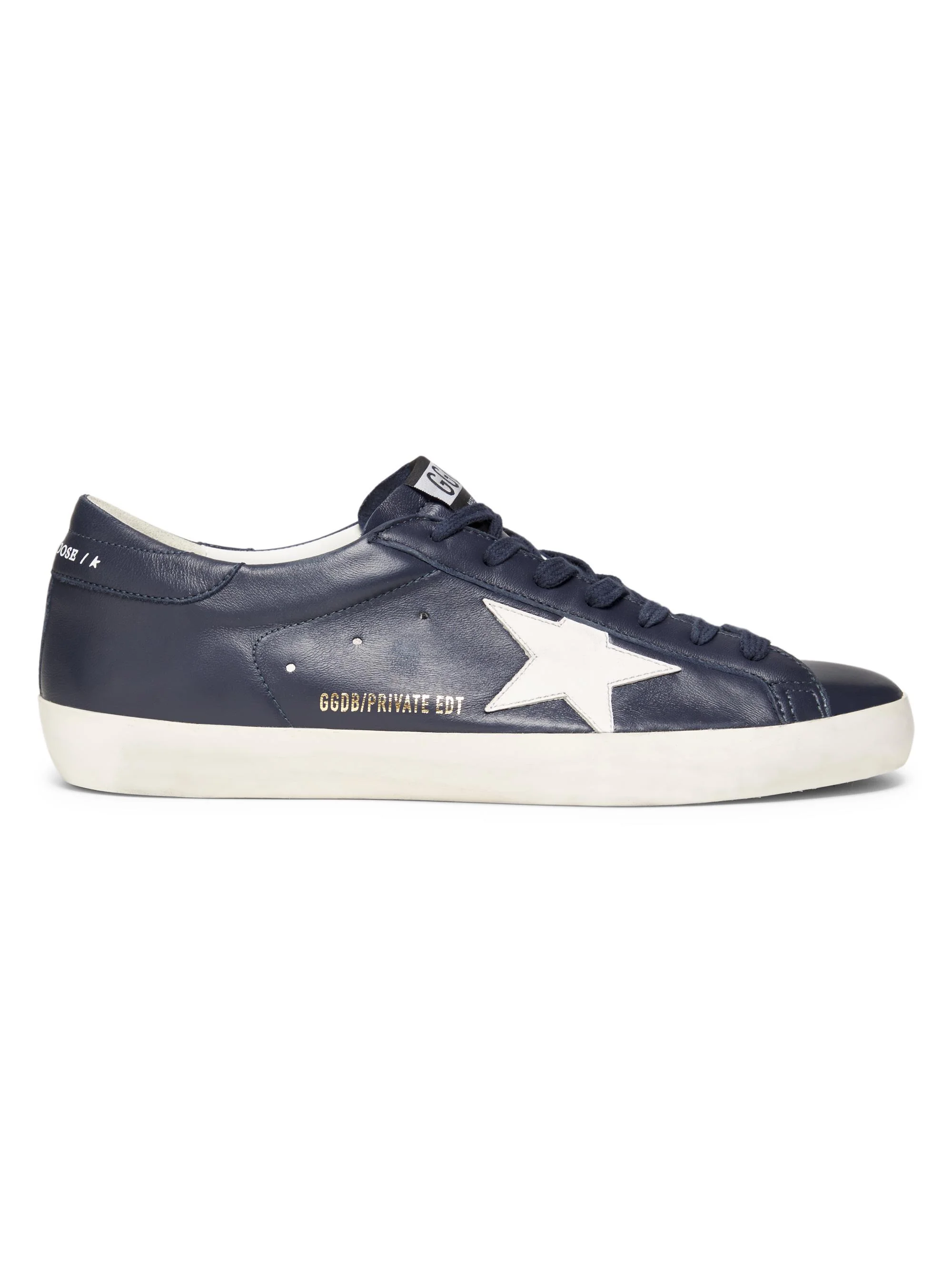 Unisex Super Star Leather Low-Top Sneakers - Eclipse Latte - 1