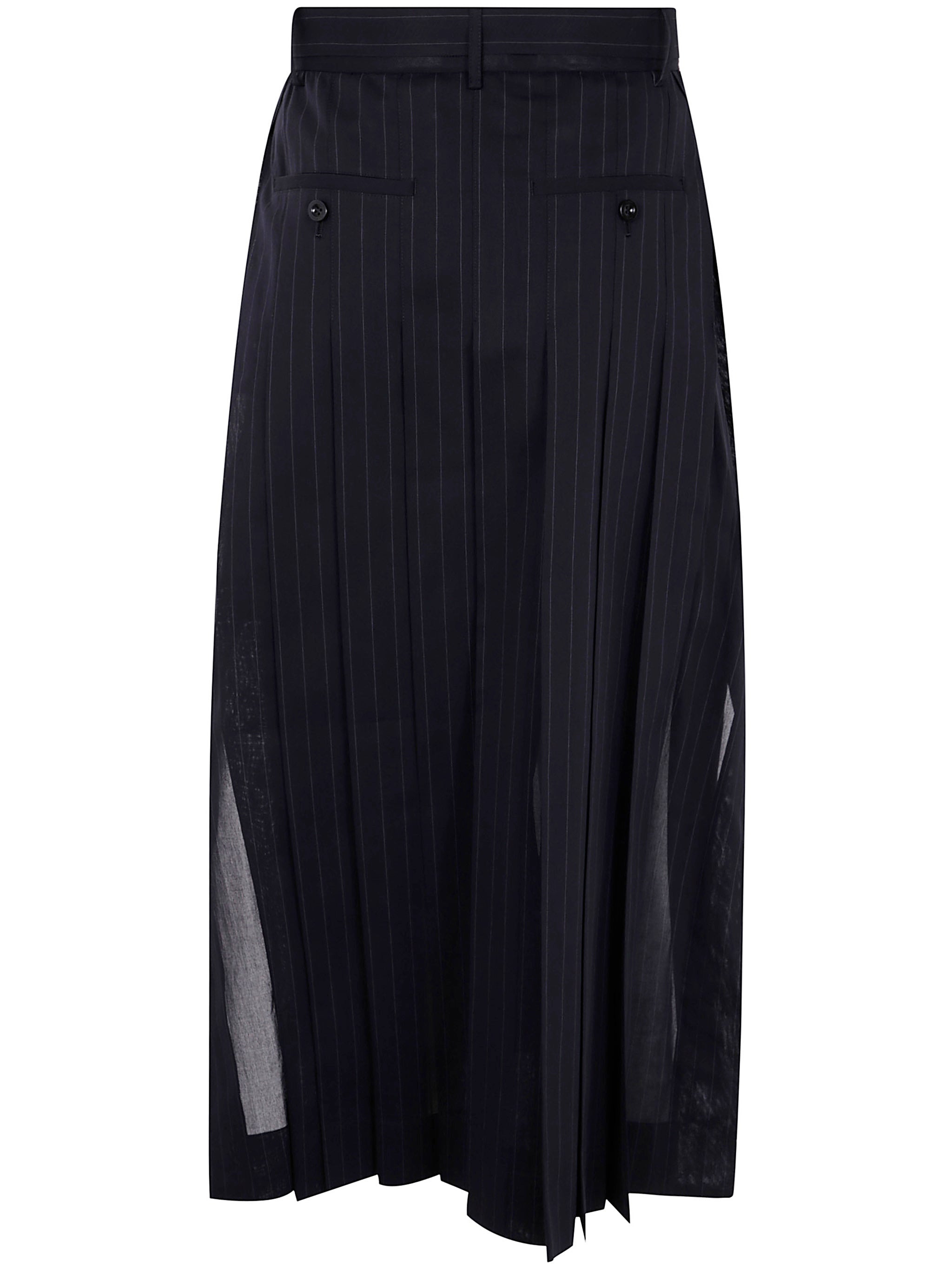 Sacai Women High Twist Voile Skirt - 2