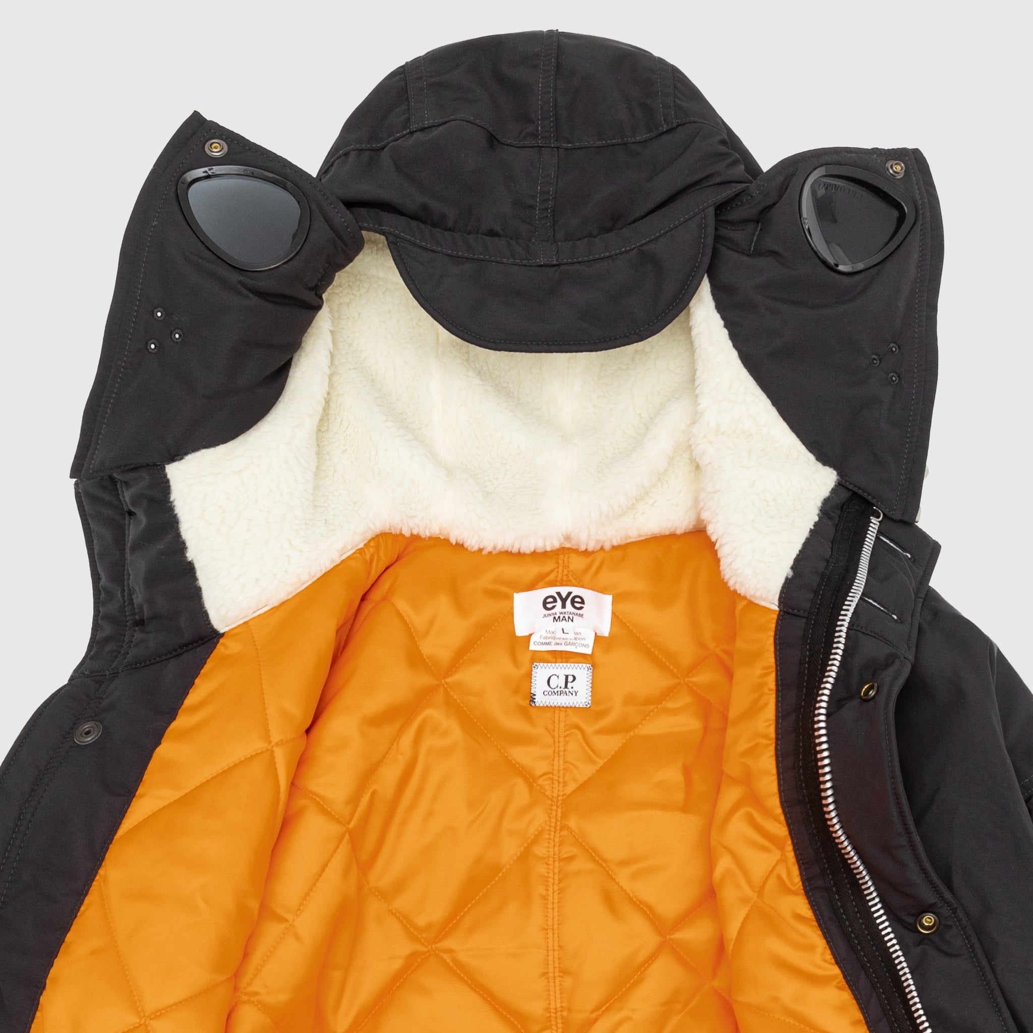 eYe X C.P. COMPANY NYLON GOGGLE PARKA - 4