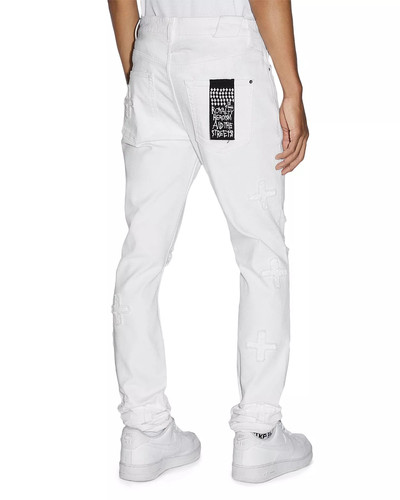 Ksubi Chitch Arktik Kraftwerk Slim Fit Jeans in White outlook