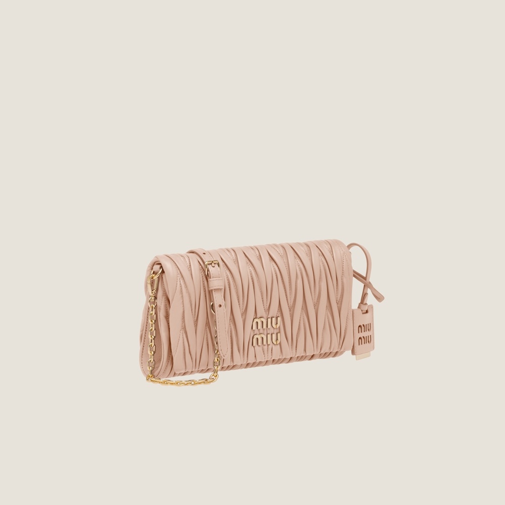 Matelassé nappa leather shoulder bag - 3
