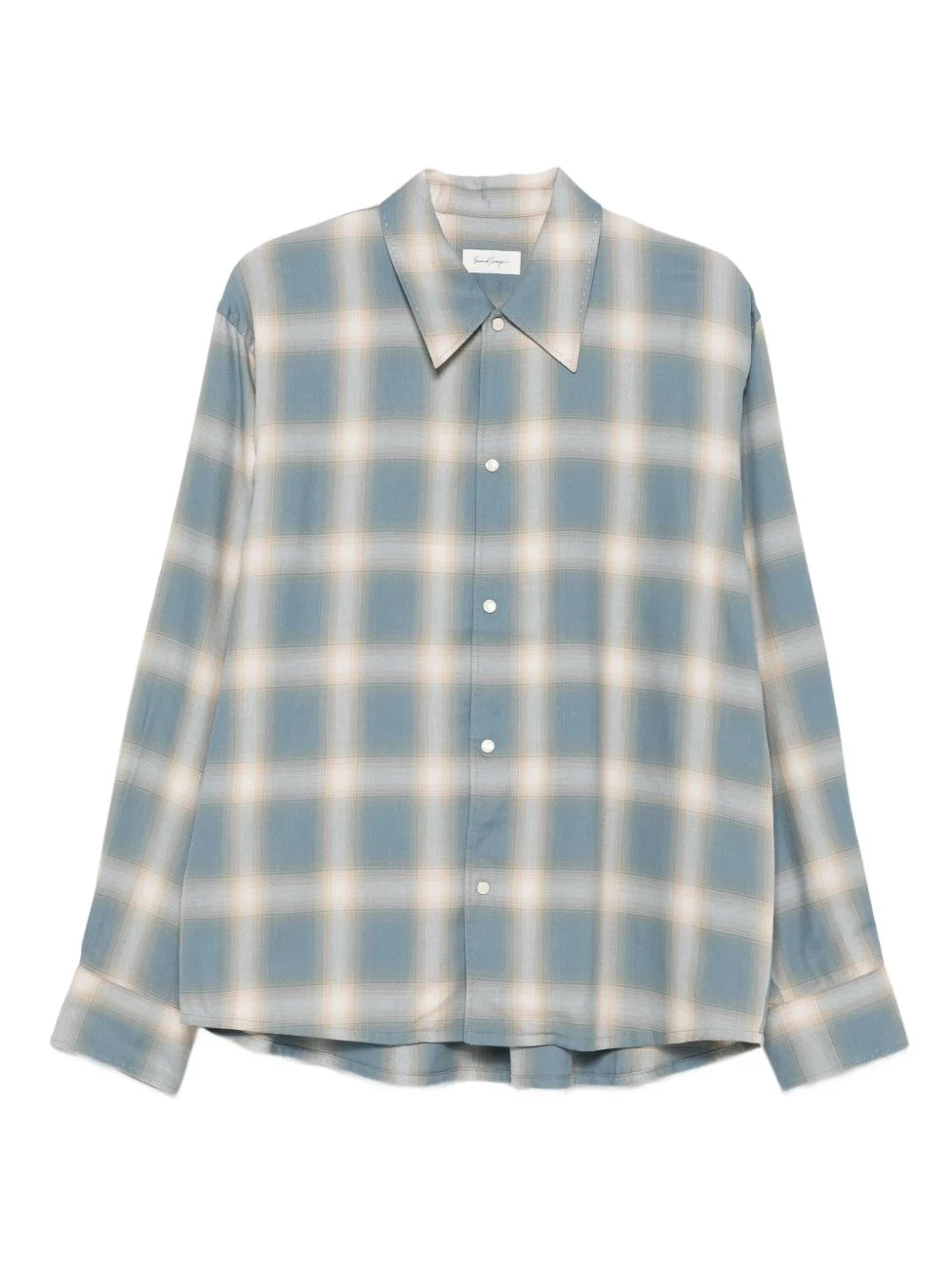 checked cotton shirt - 1