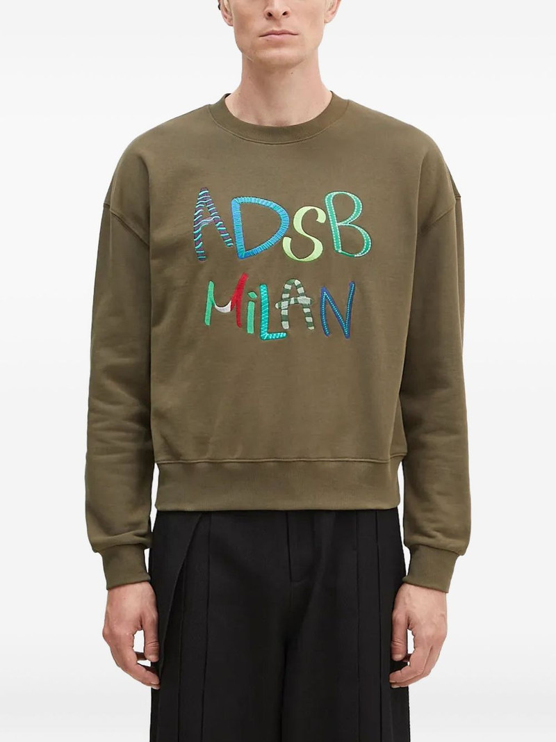Andersson Bell embroidered cotton sweatshirt outlook