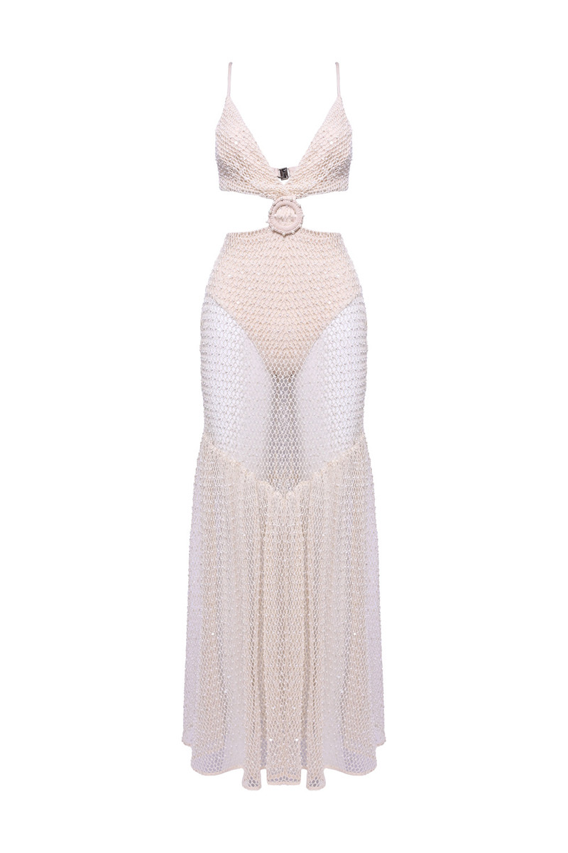 PatBO CROCHET BLOOM CUT OUT BEACH DRESS outlook