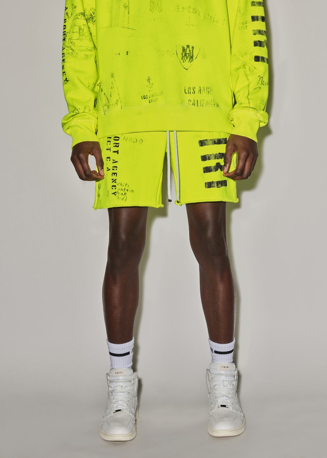 ARMY STENCIL SWEATSHORT - 3