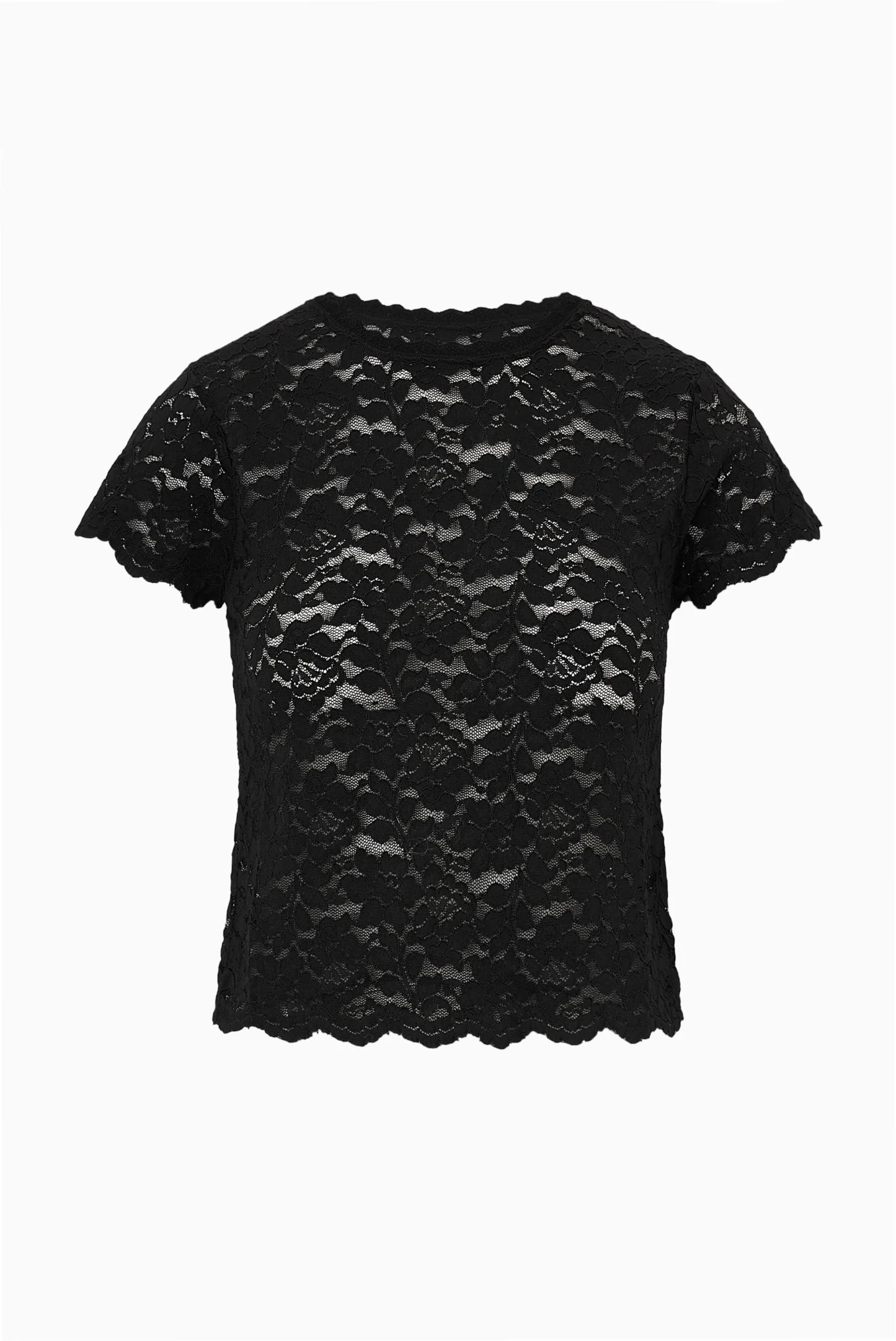 Lucas Stretch Lace Tee - 1