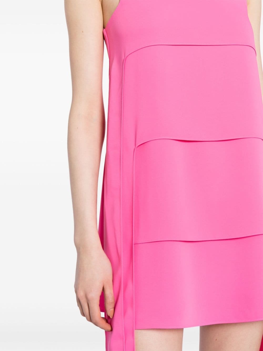 Hazel tiered draped minidress - 5