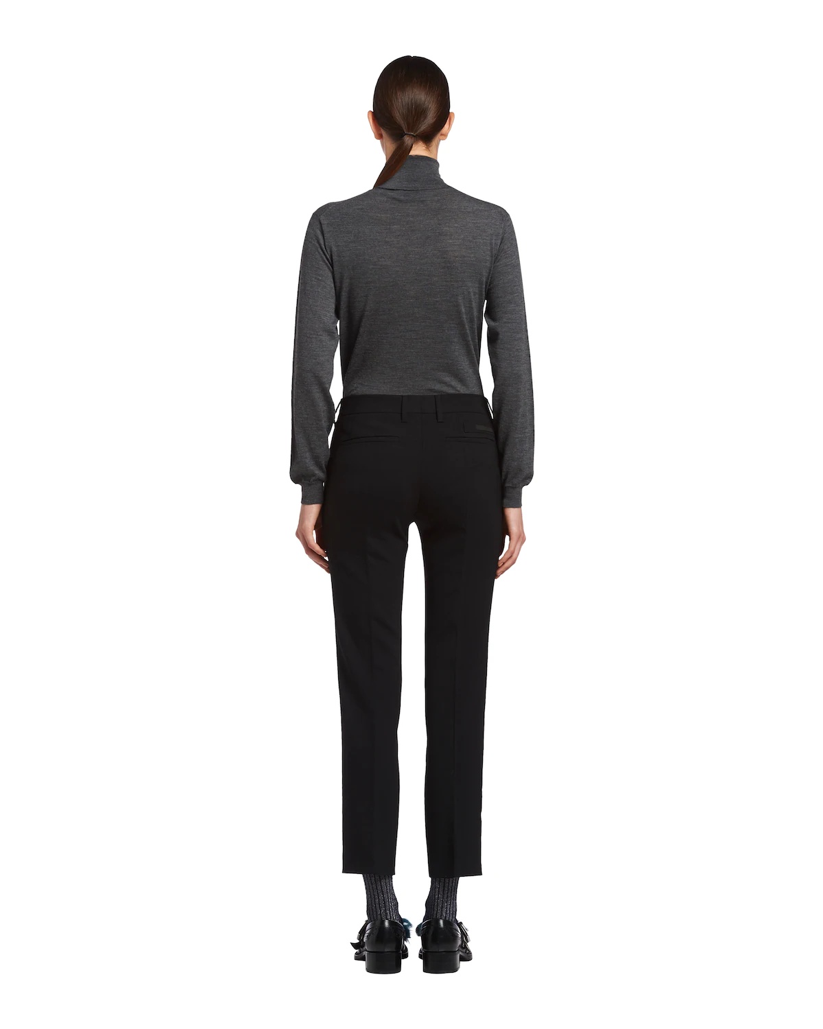 Stretch wool trousers - 4