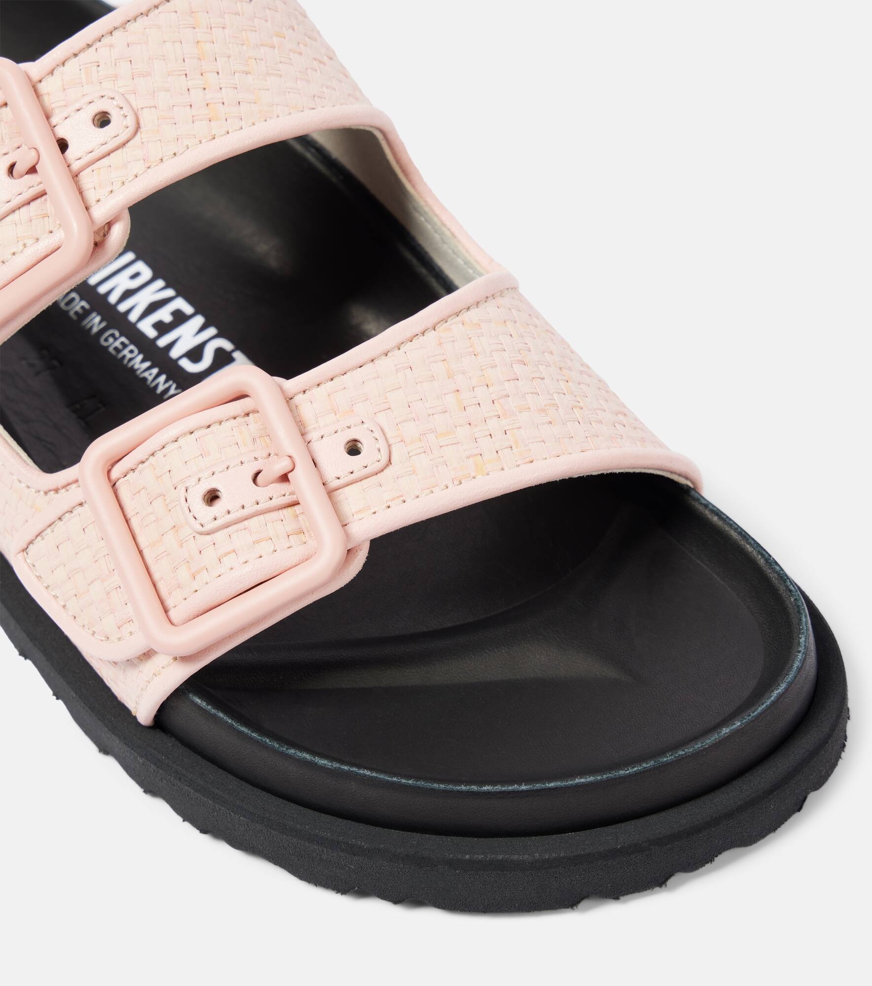 Arizona Luxe raffia sandals - 6