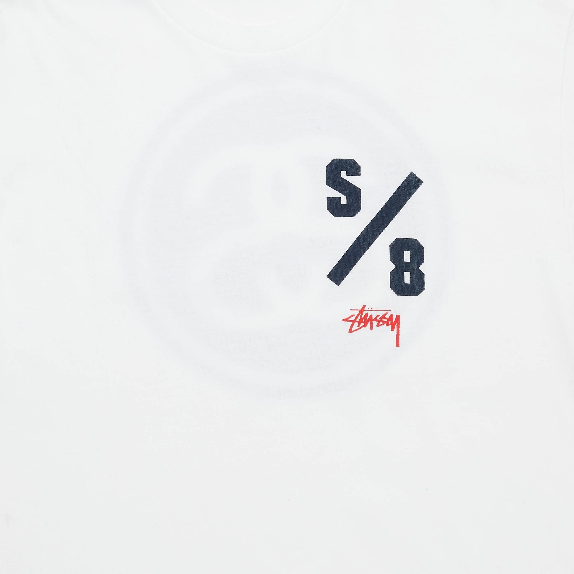 Stussy S/8 Tee 'White' - 3