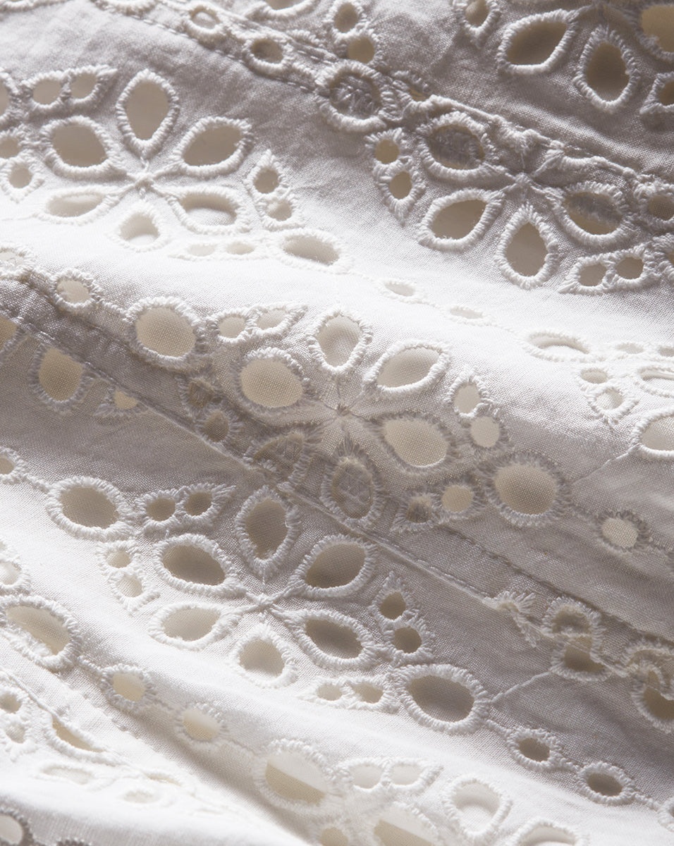 JOLIE COTTON EYELET DRESS - 3