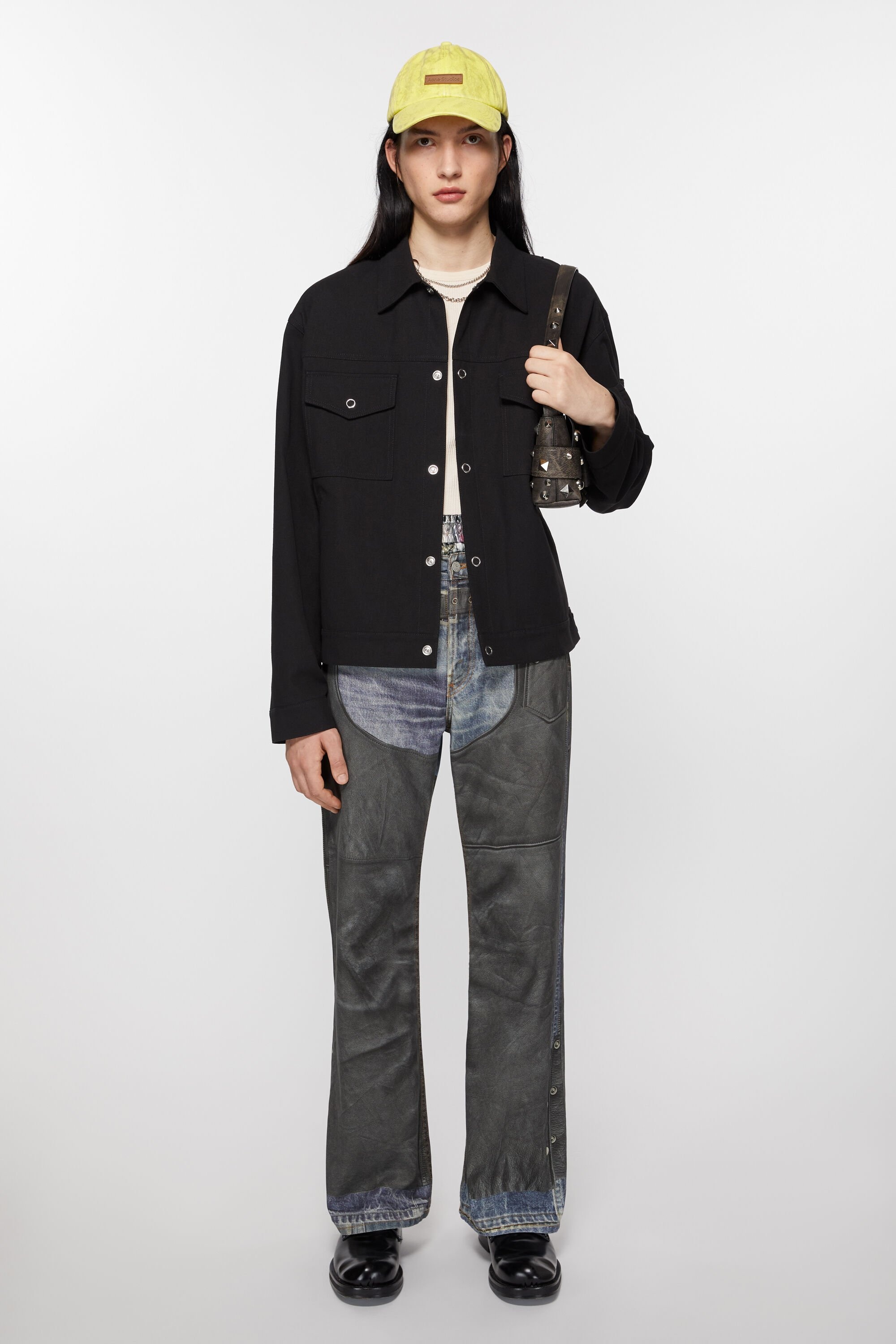 Twill jacket - Black - 2