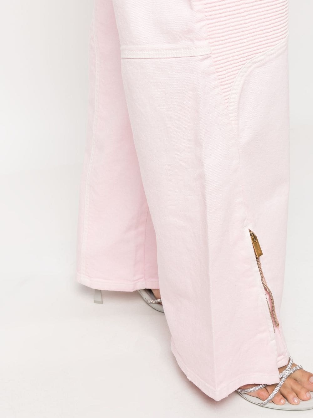 mid-rise wide-leg jeans - 5