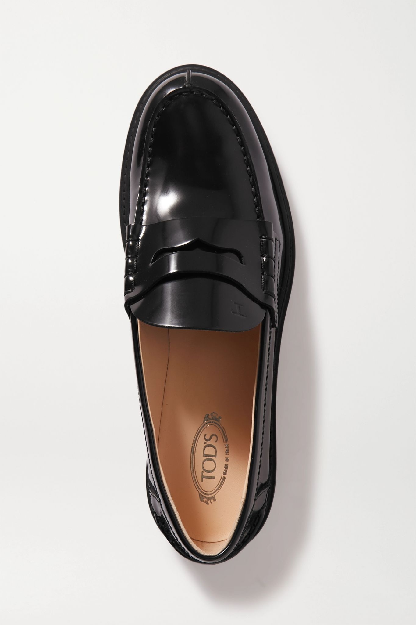 Patent-leather loafers - 5