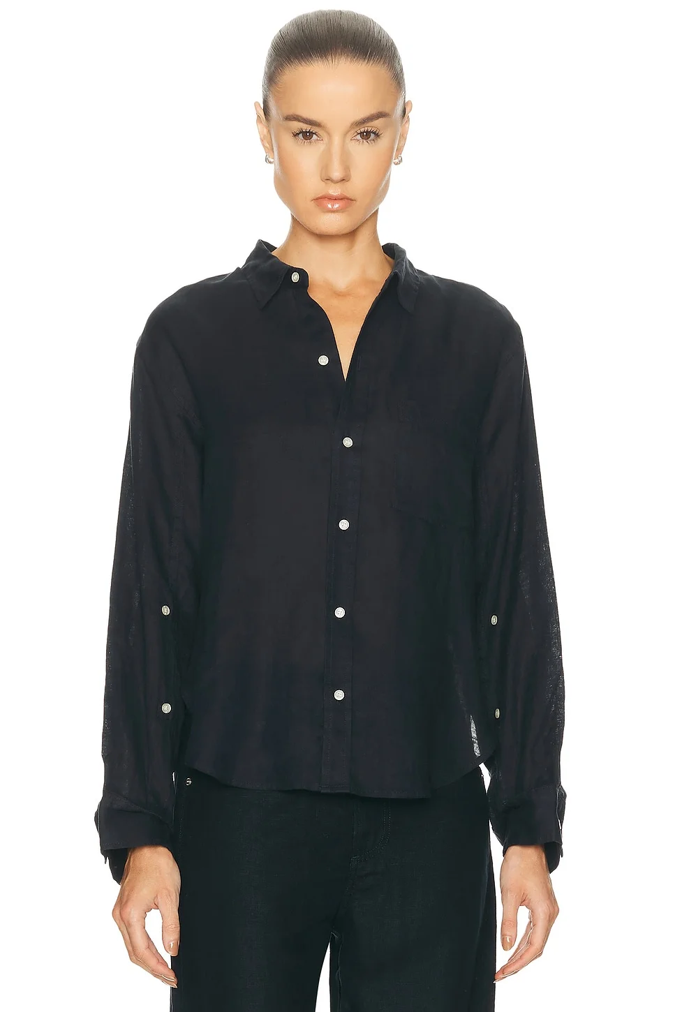 Kayla Shrunken Shirt - 1