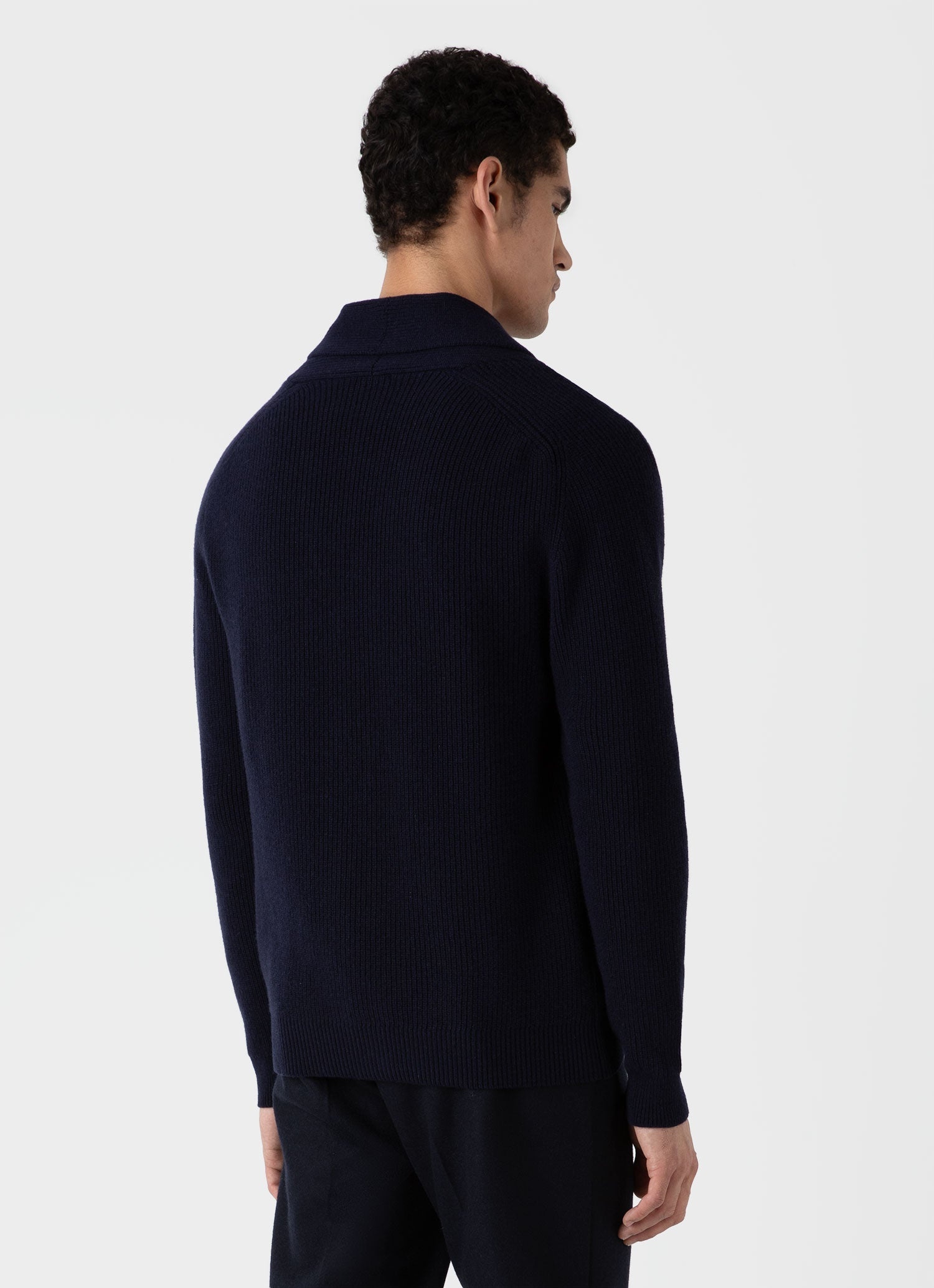 Shawl Neck Cardigan - 5