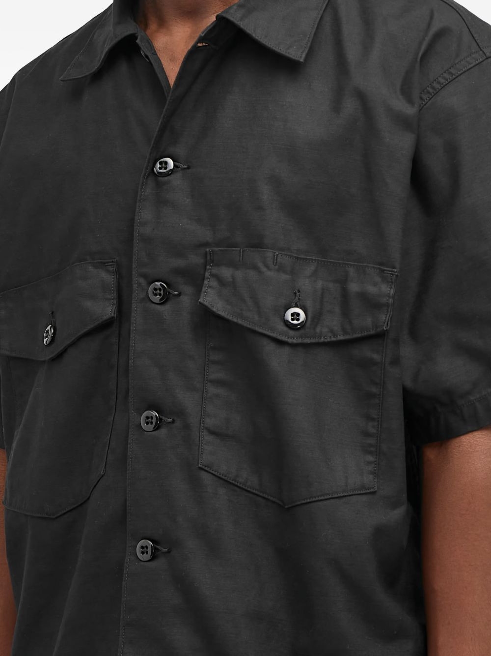 Fatigue short-sleeve flap-pockets shirt - 5