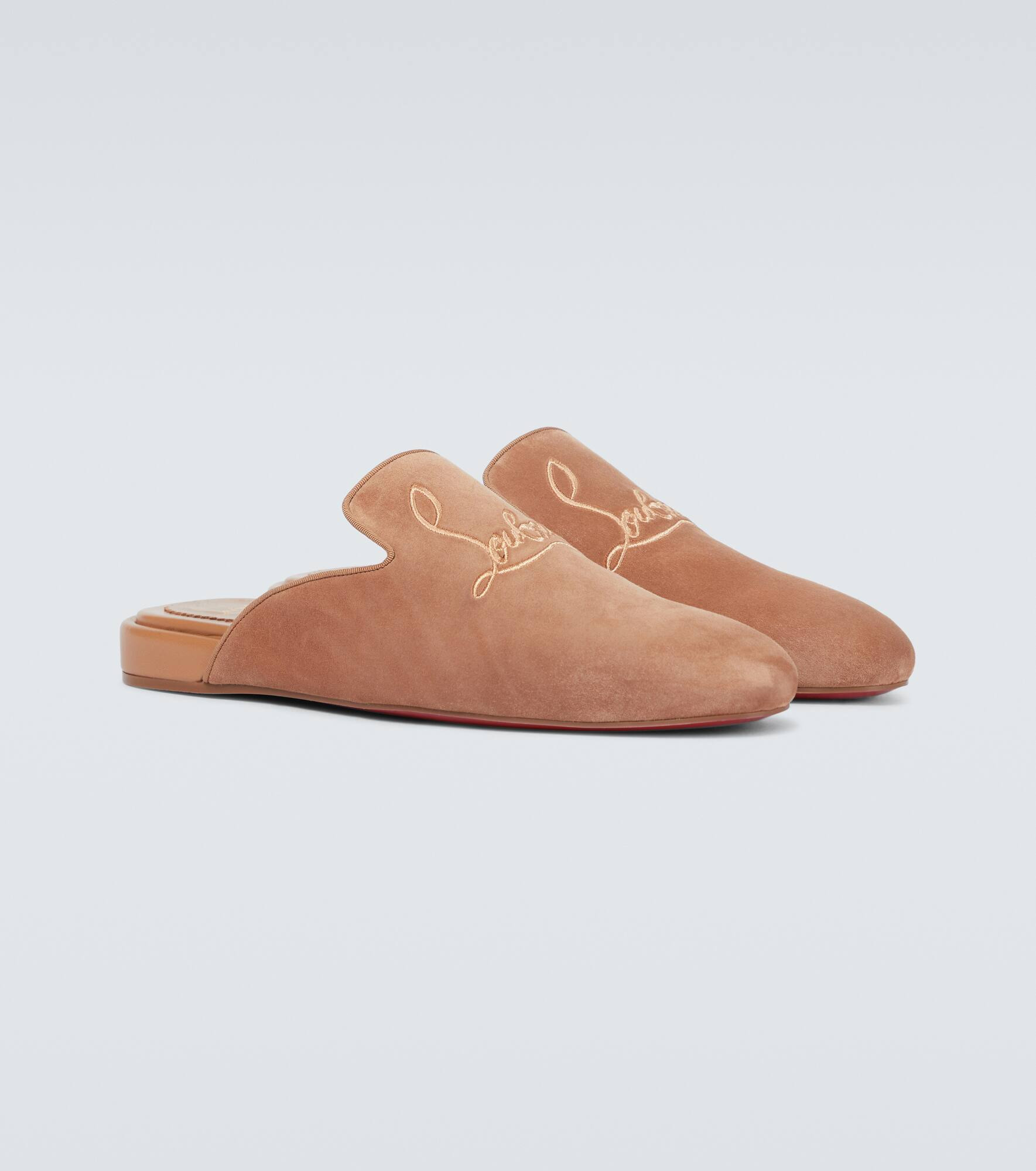 Exclusive to Mytheresa – Navy Coolito Flat mules - 5