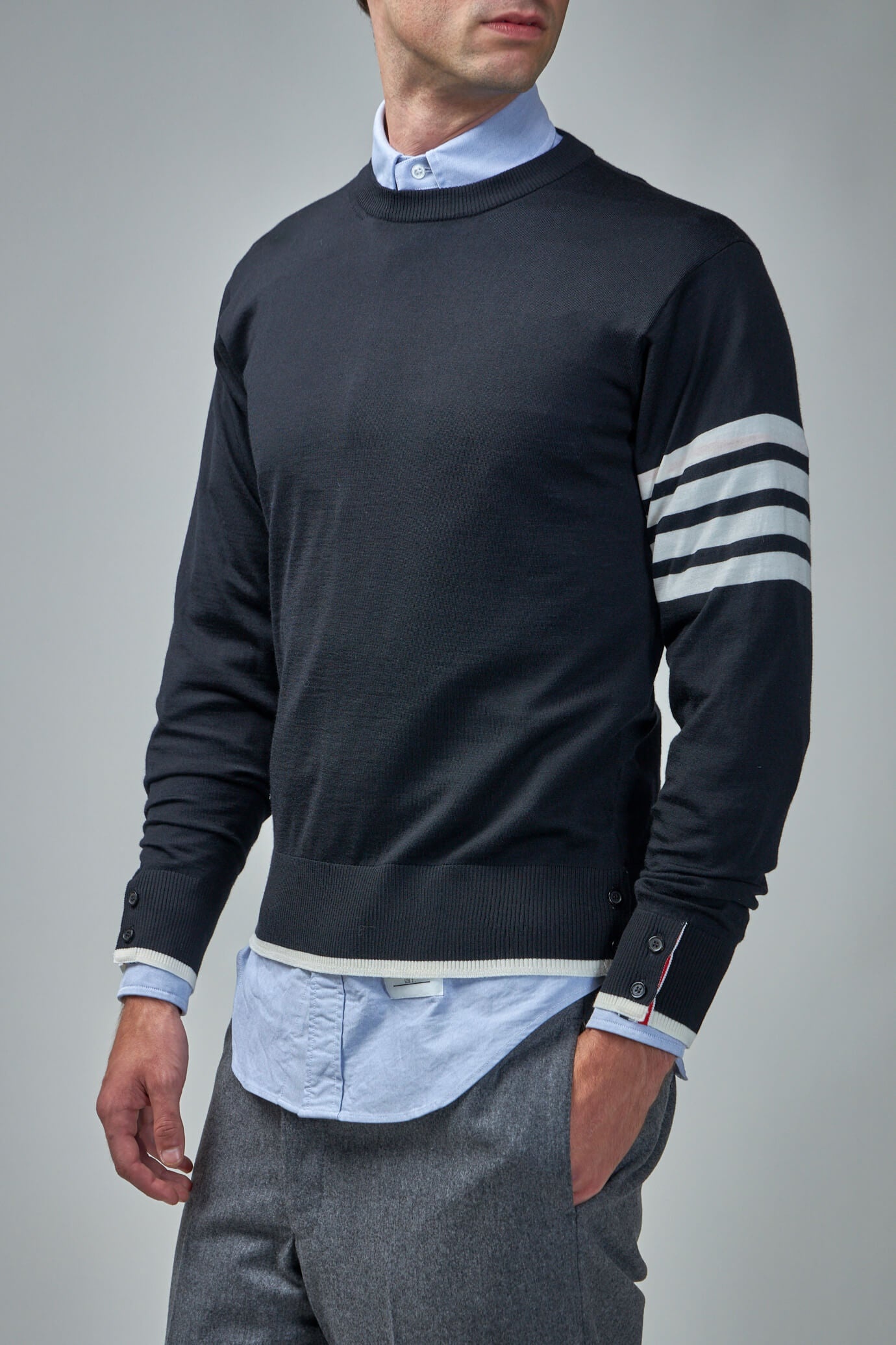 Jersey Stitched Relaxed Fit Crew Neck - 4