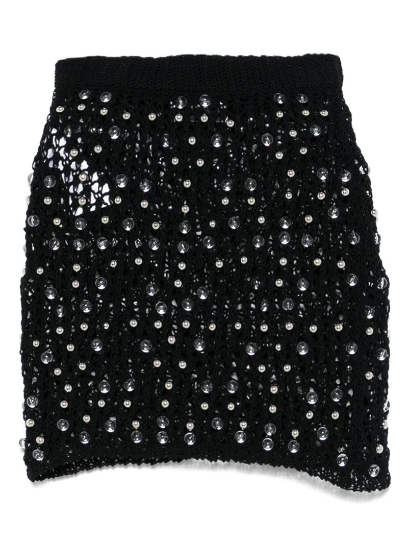 COPERNI beaded knitted mini skirt outlook