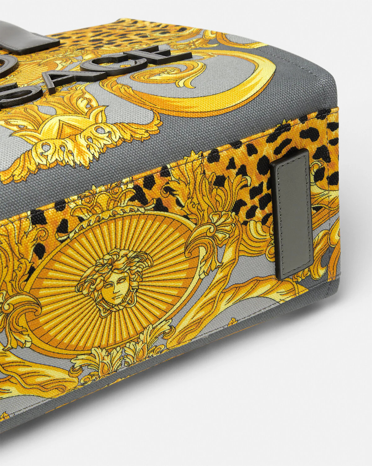 Cheetah Foulard La Medusa Small Tote Bag - 4