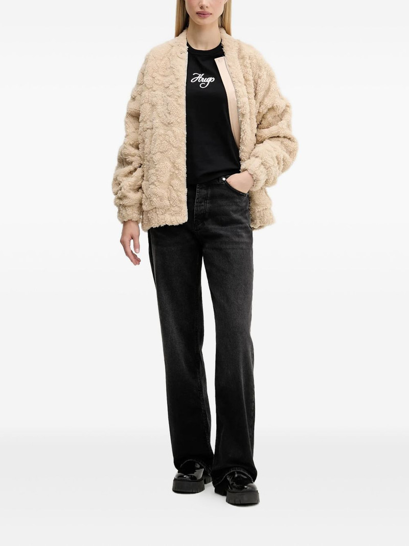 HUGO textured zipped jacket outlook