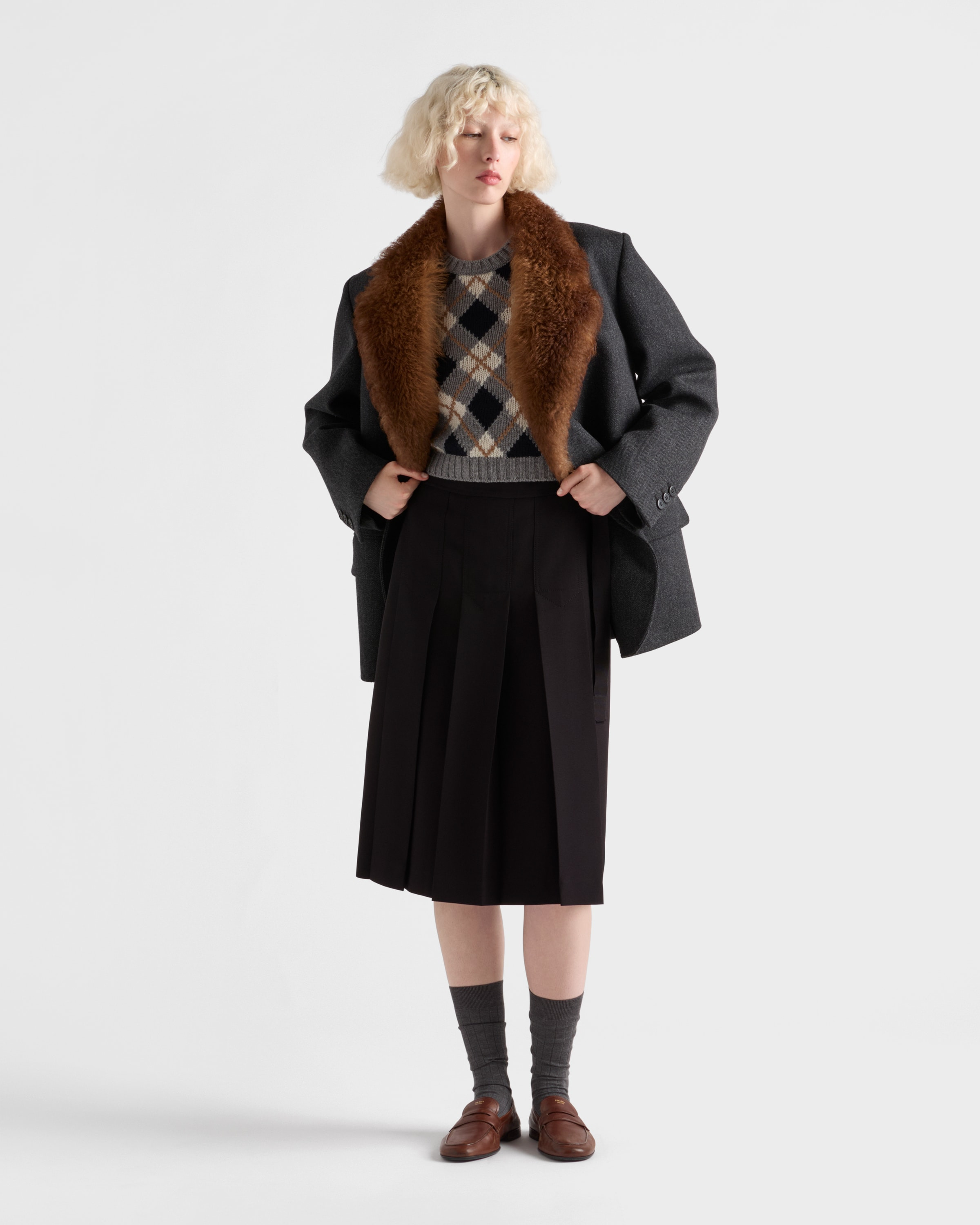 Sablé satin skirt - 2
