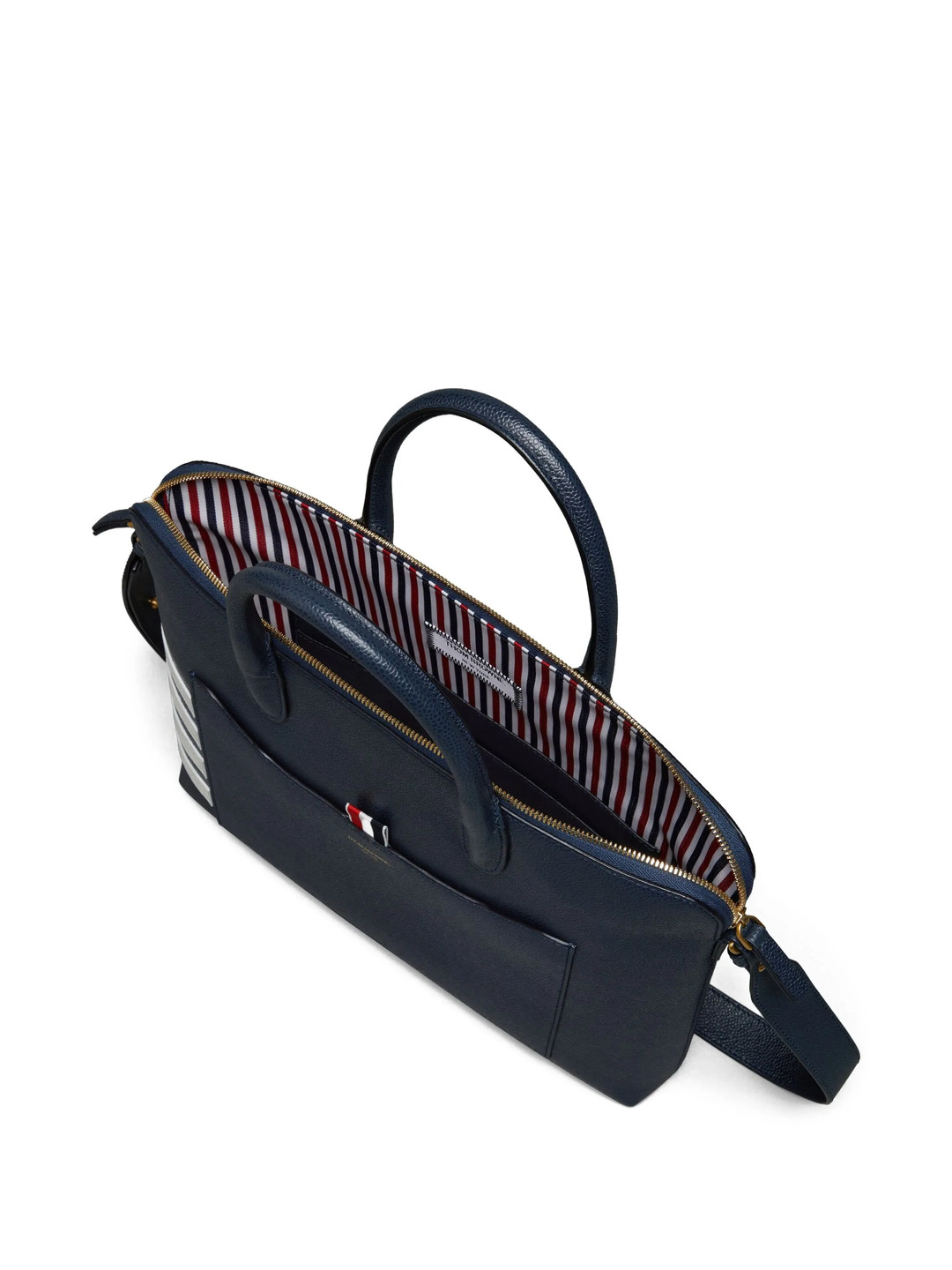 Pebble Grain 4-Bar Slim Briefcase Men - 4