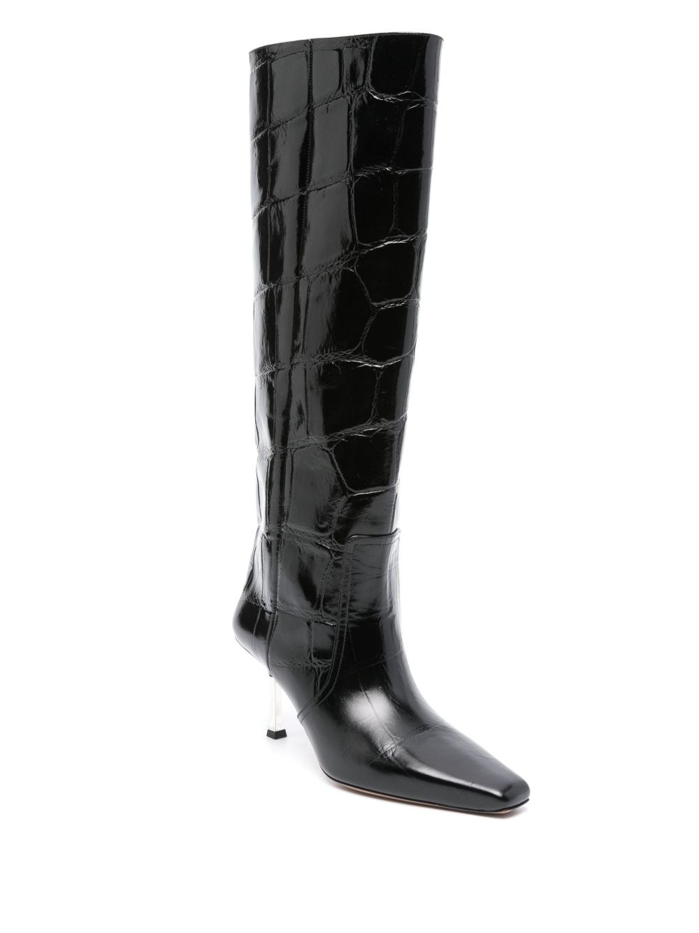 80mm leather boots - 2