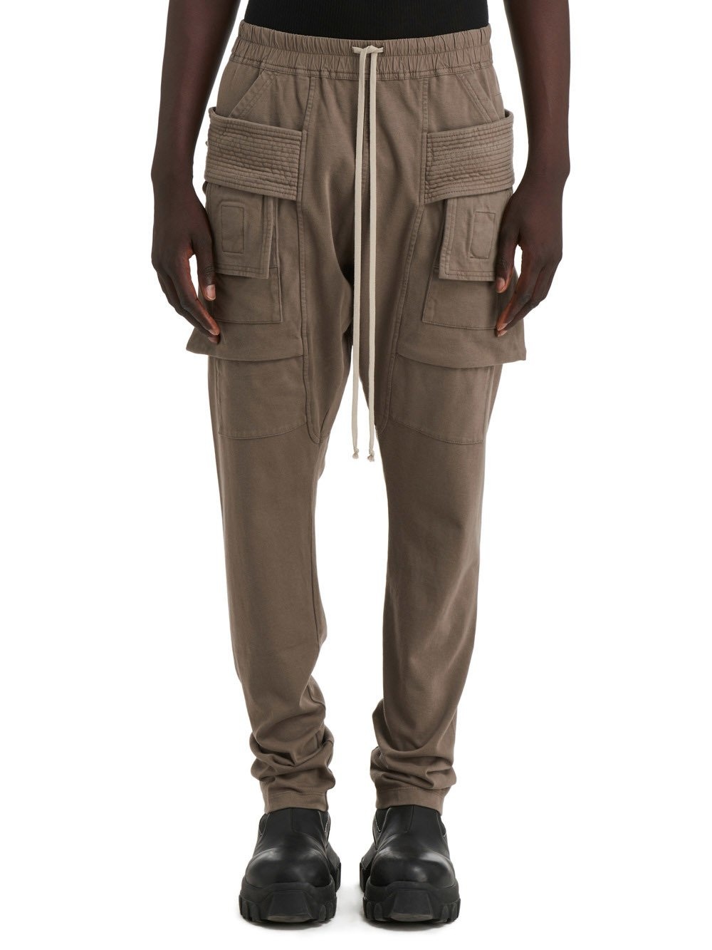 Rick Owens Mastodon organic cotton cargo pants - Orange