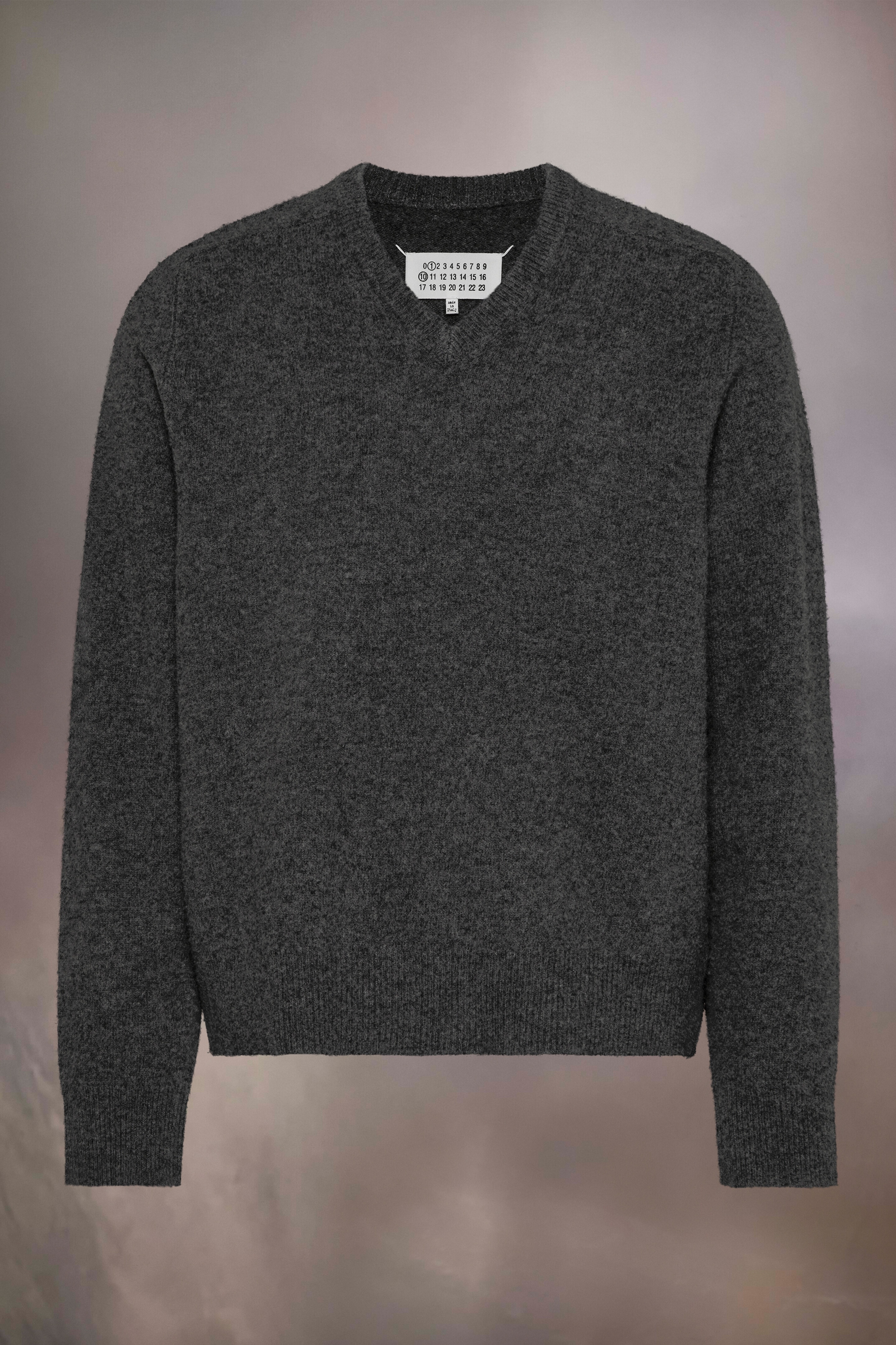 【送料&関税込】Maison Margiela Wool Sweater Maison Margiela crew-neck Wool Sweater | Grey | FARFETCH