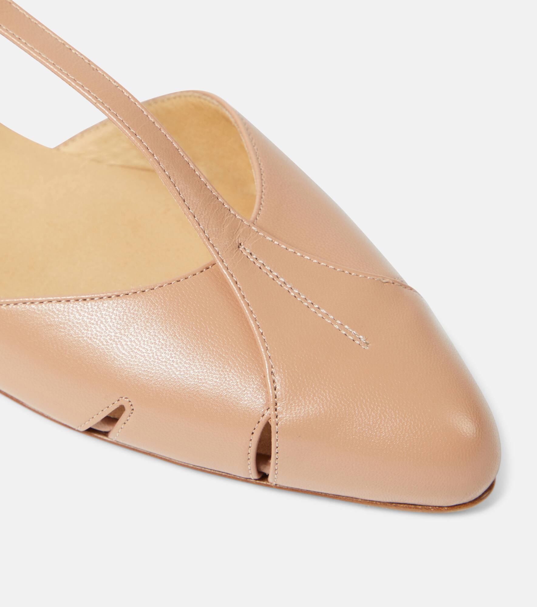 Harlow leather ballet flats - 6