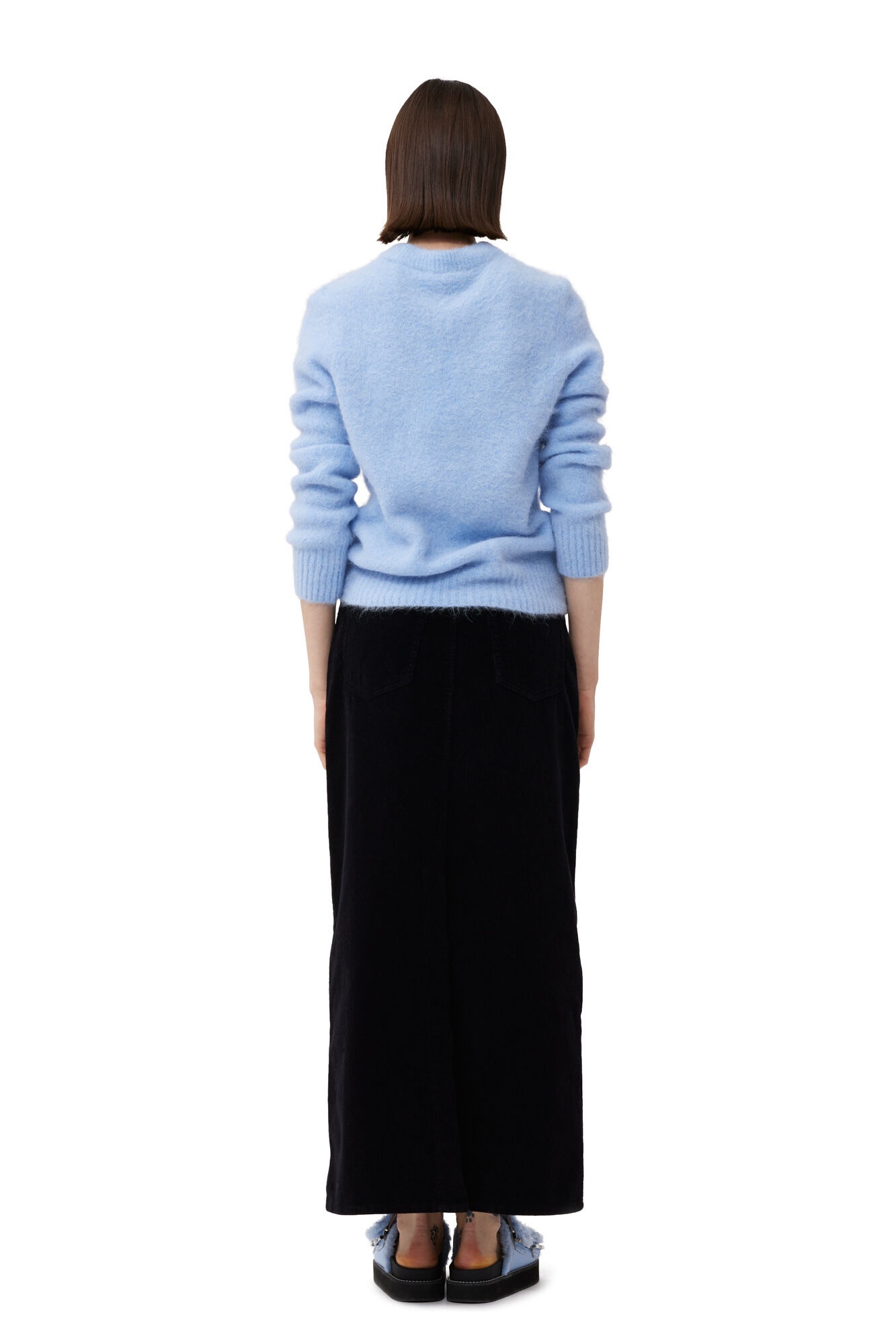新品 GANNI Washed Corduroy Long Skirt Washed Corduroy Long Skirt – HeidiSays