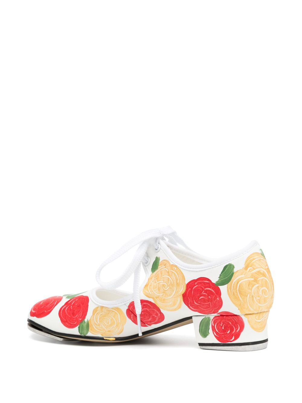 floral-print pumps - 3