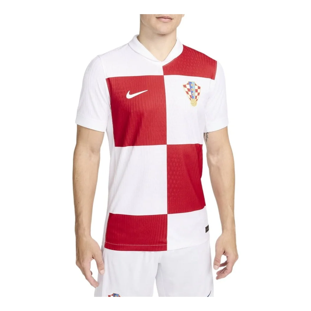 Nike Croatia 24/25 Match Home Authentic Soccer Jersey 'White Red' FV1738-100 - 1