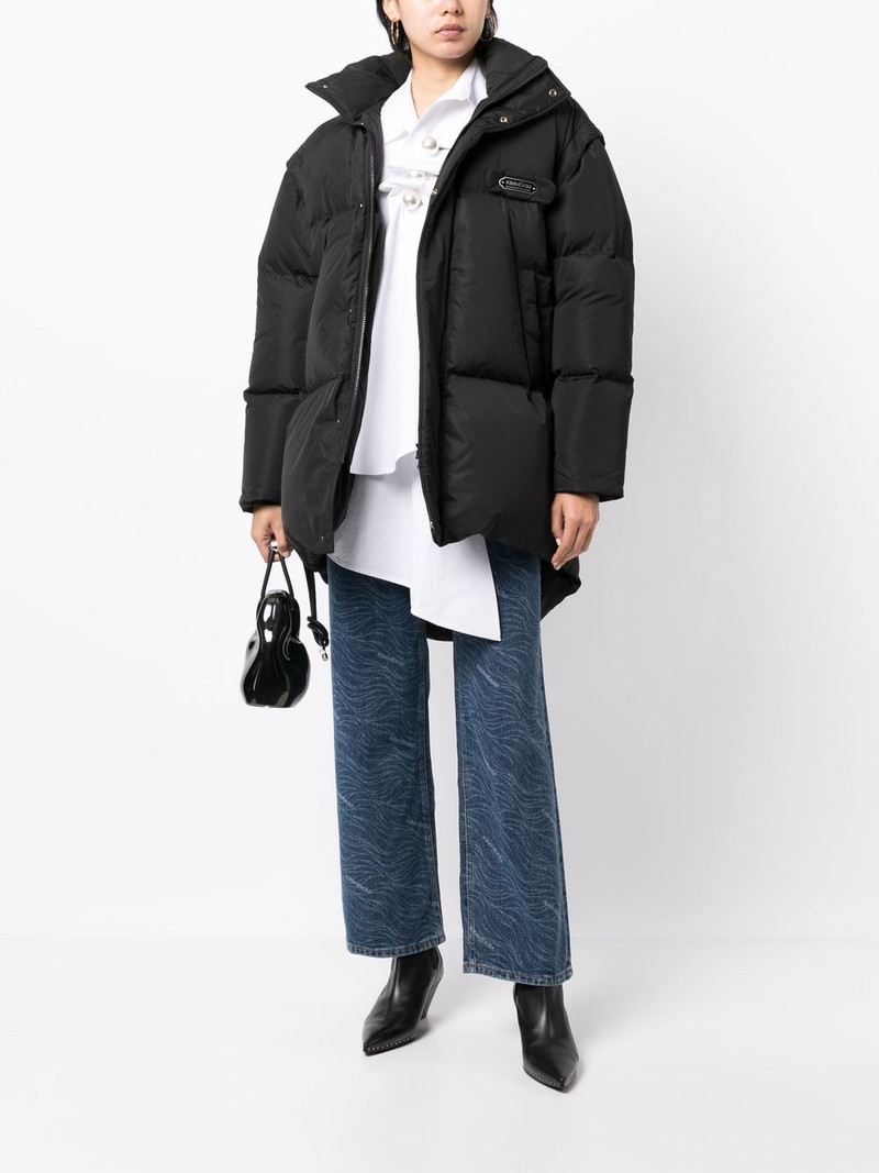 KIMHĒKIM logo-plaque puffer jacket outlook