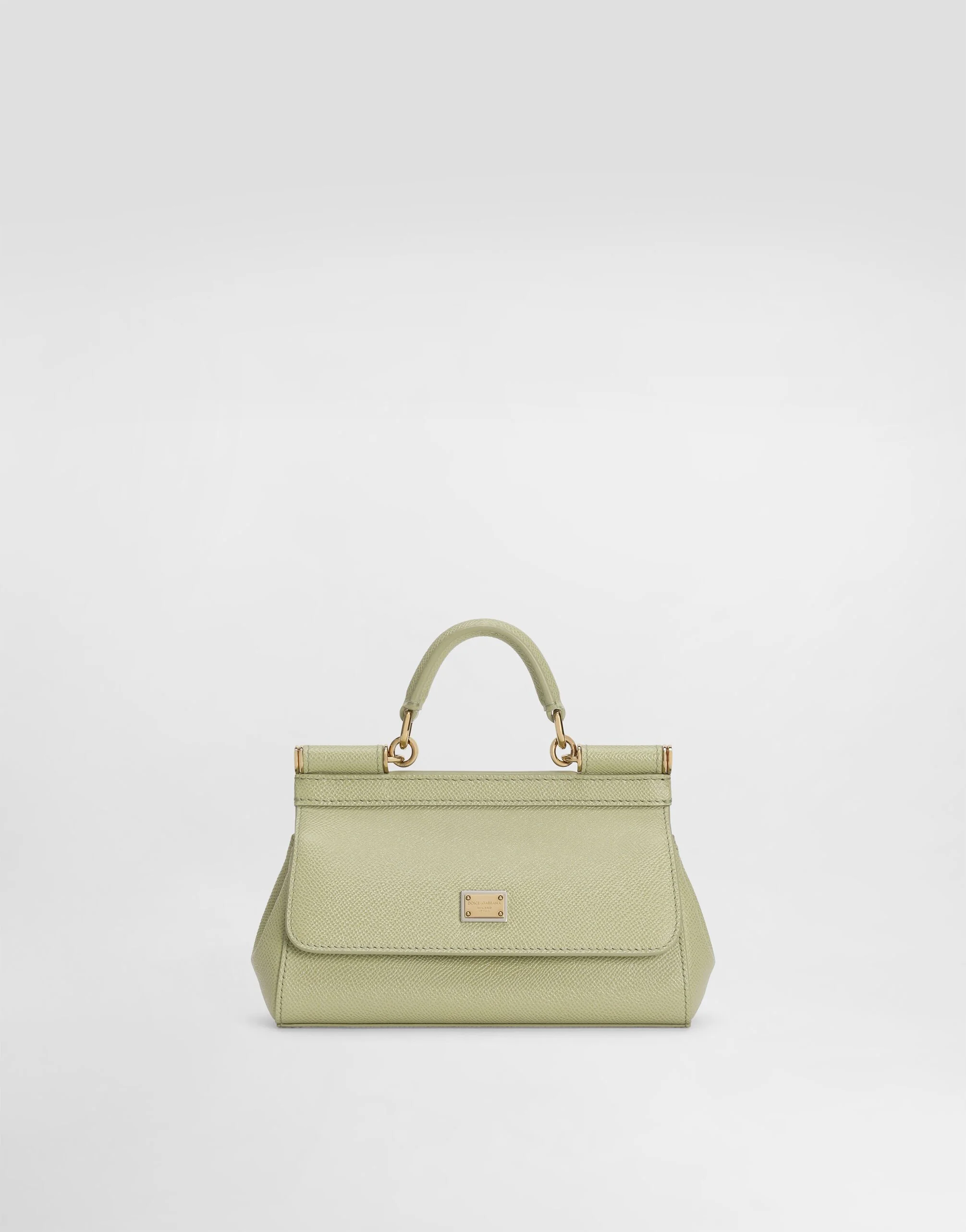 Mini Sicily handbag in dauphine calfskin - 1