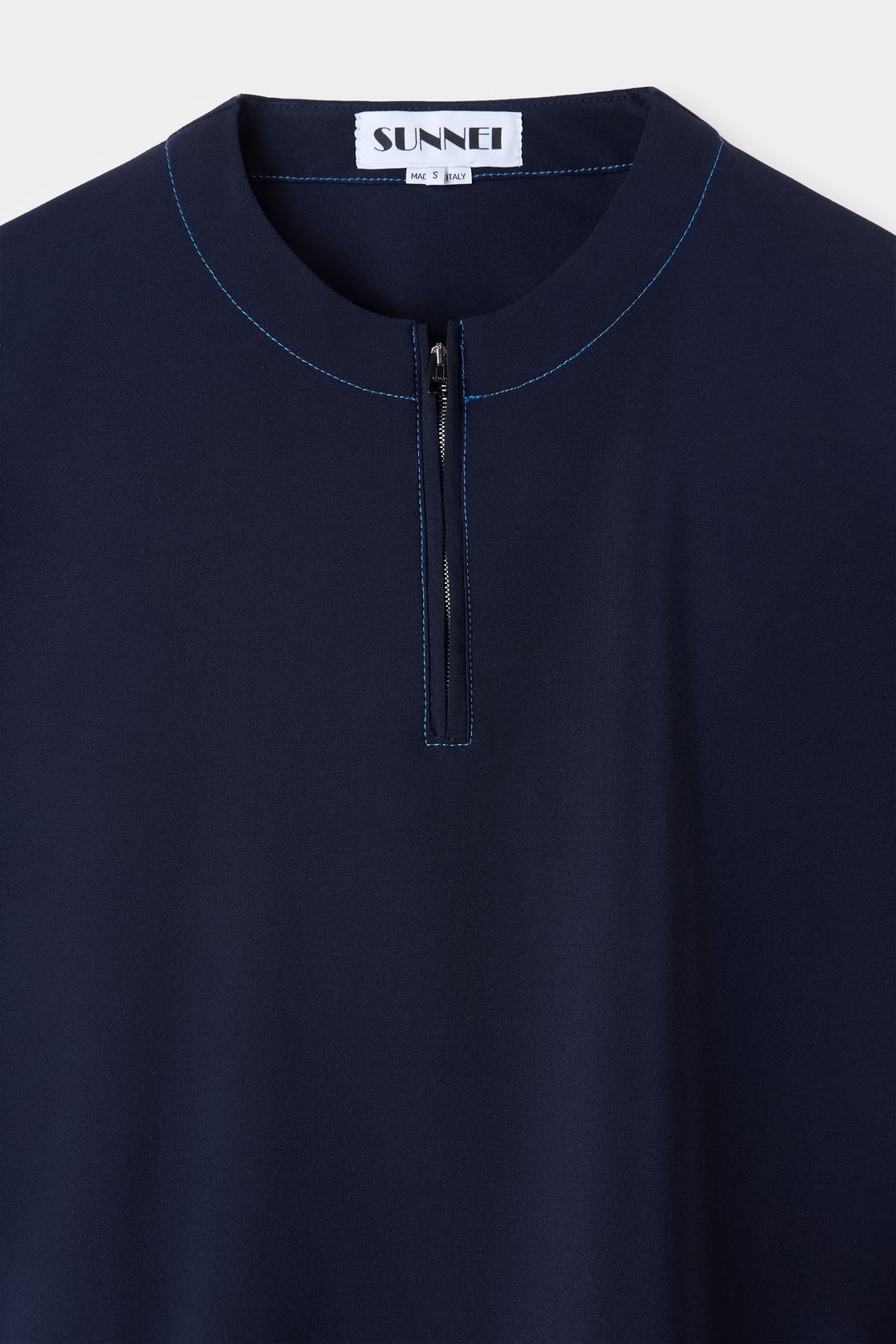 ZIPPED OVER T-SHIRT / dark blue - 6