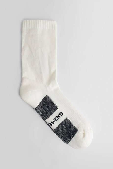 Rick owens men's milk socks in cotton knit - 1