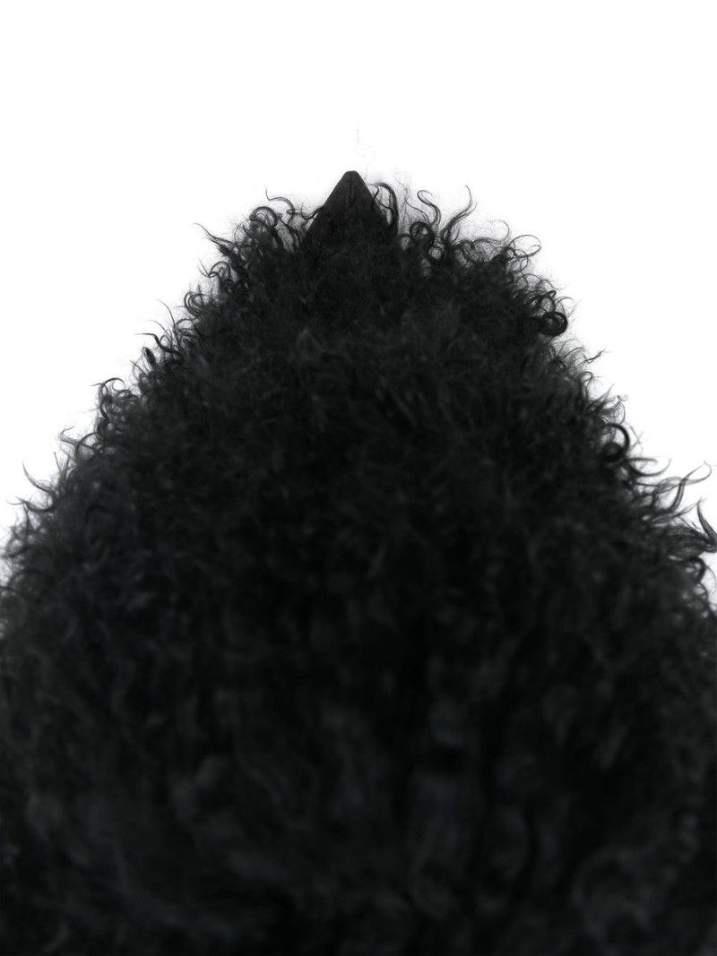 105mm Furry Stiletto boots 4