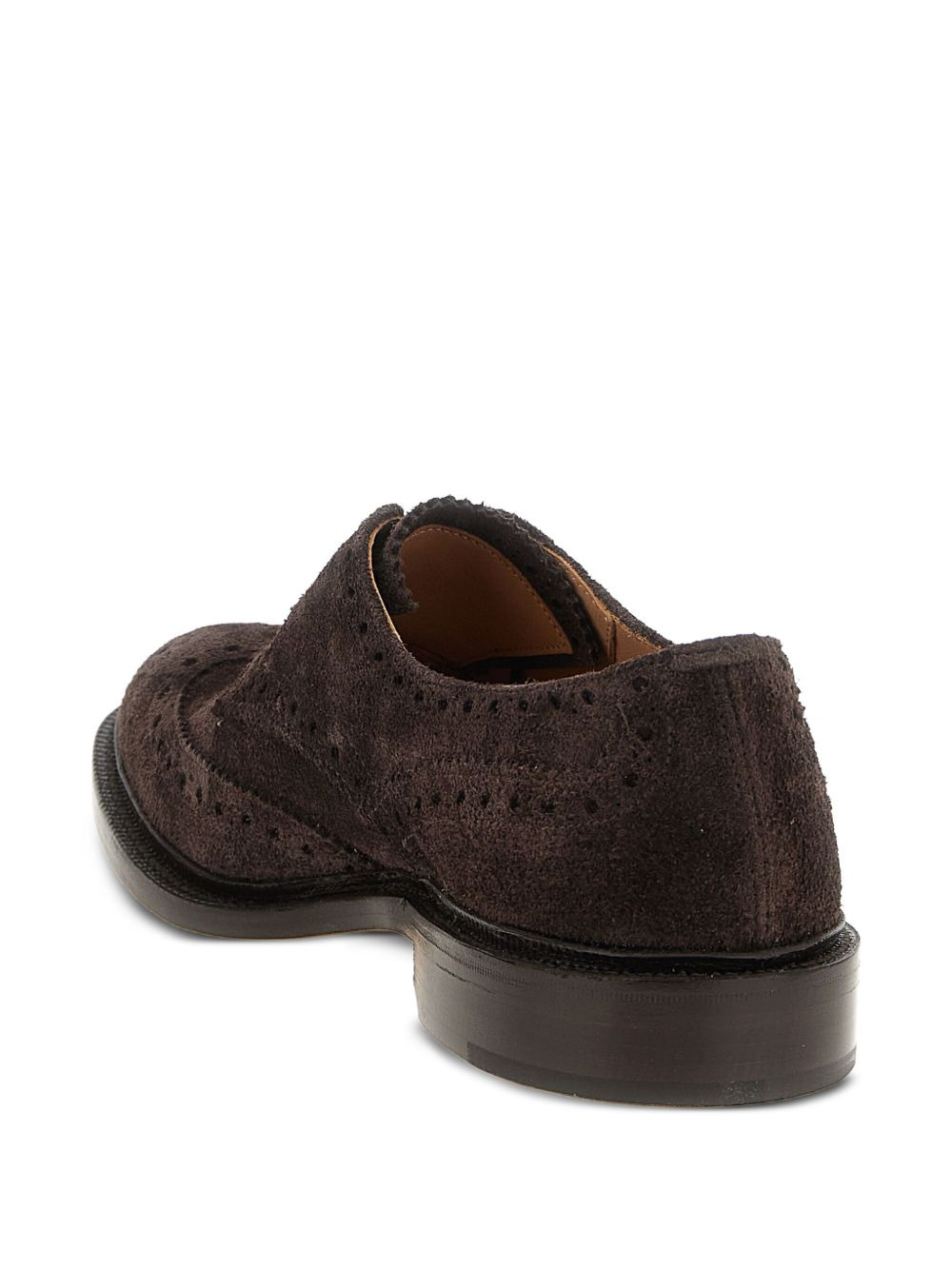 Bourton suede lace-up oxford shoes - 3