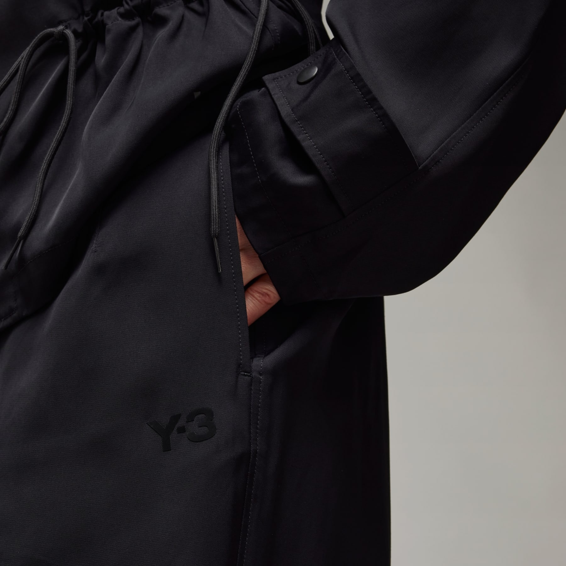 Y-3 Rayon Twill Elasticated Cuff Pants - 6